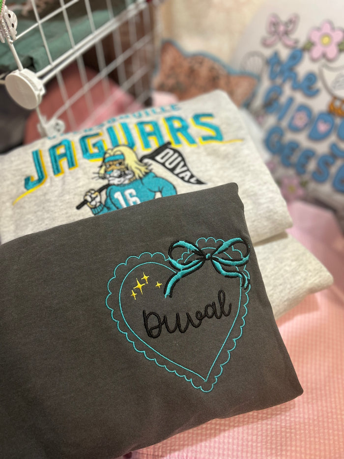 Duval Heart Embroidered T-Shirt
