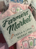 Customizable Farmers Market Embroidered Sweatshirt