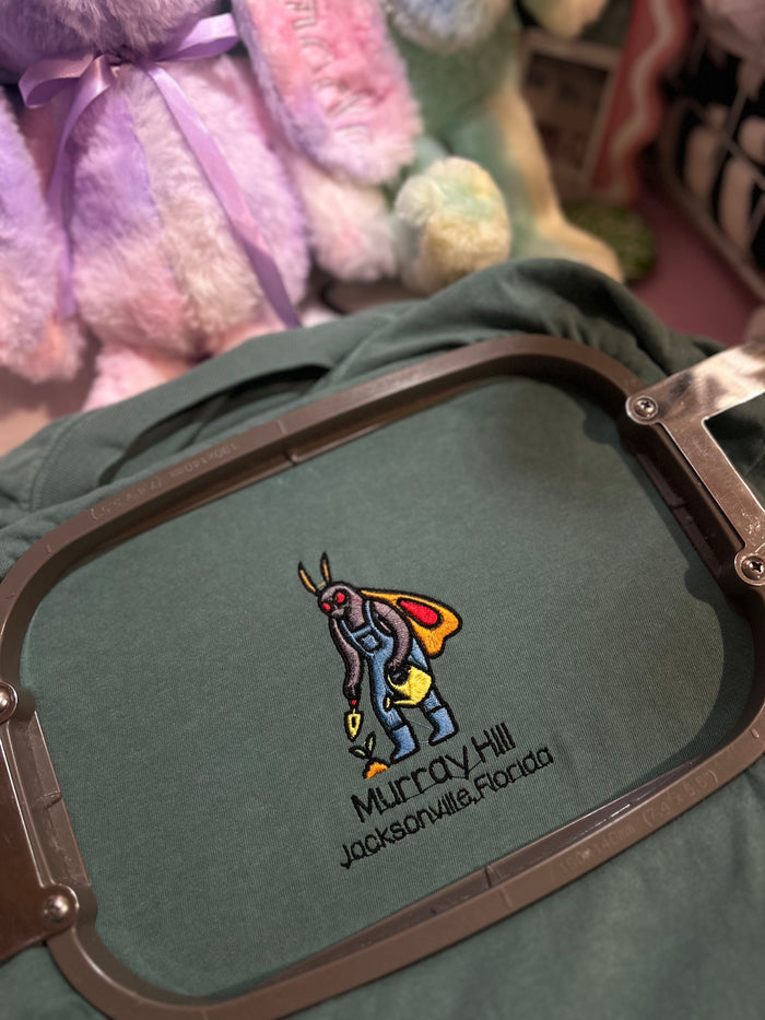Murray Hill Mothman Embroidered T-Shirt