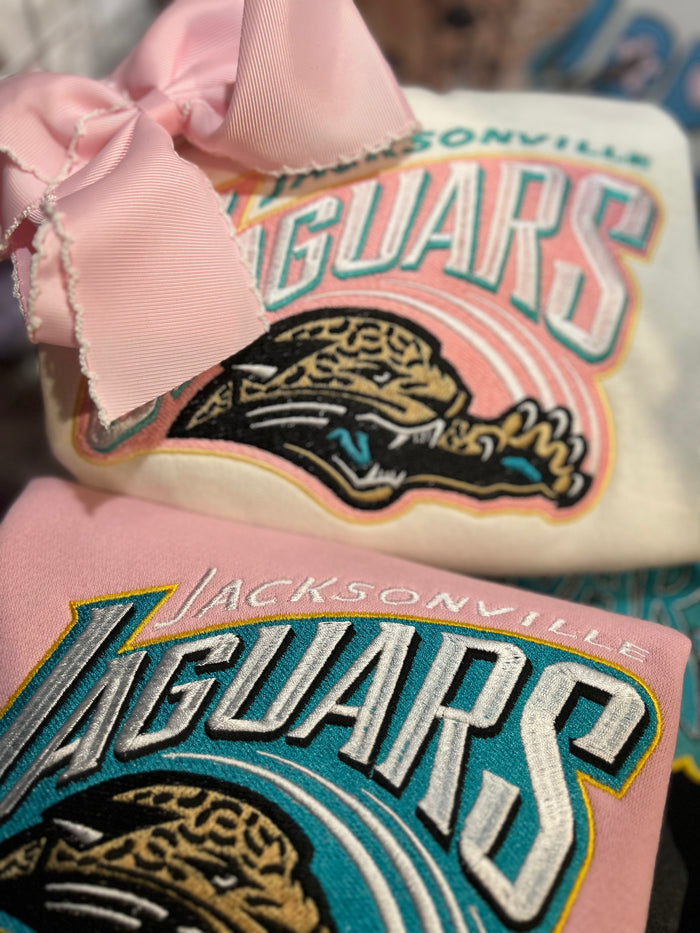 Retro Jags Claw Swipe Embroidered Sweatshirt