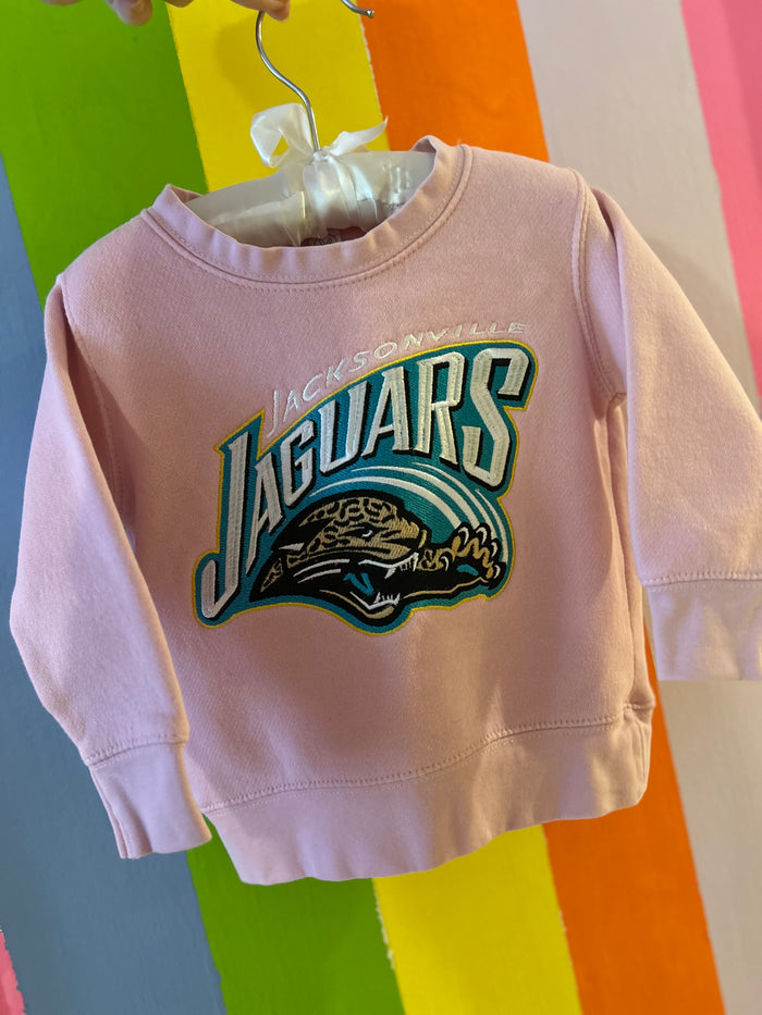 2T pink embroidered sweatshirt *like new*