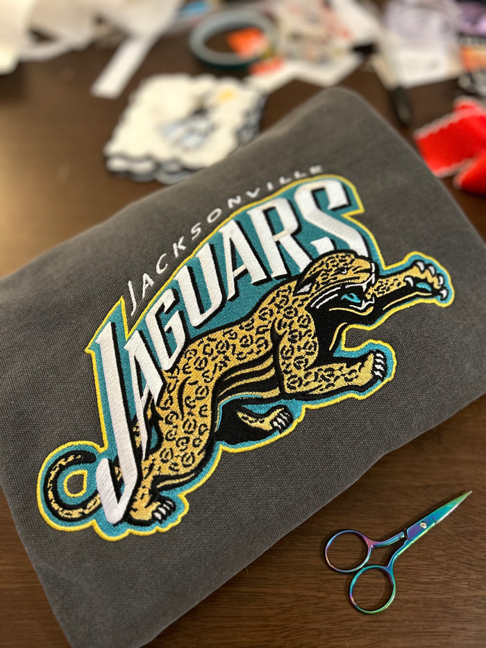 Cozy Prowler Jags Embroidered Sweatshirt