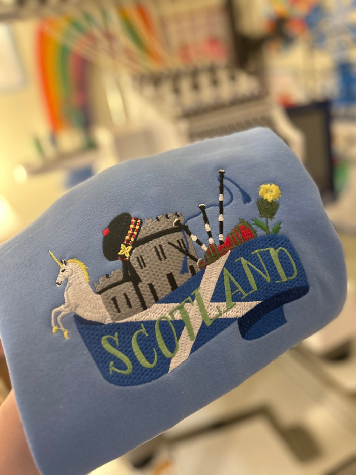 Scotland Embroidered Sweatshirt