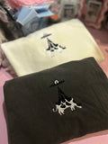 UFO Cow Spot Stealer Embroidered T-Shirt