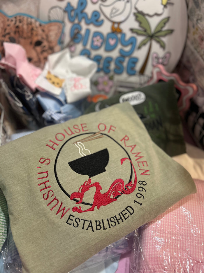 House of Ramen Embroidered T-Shirt