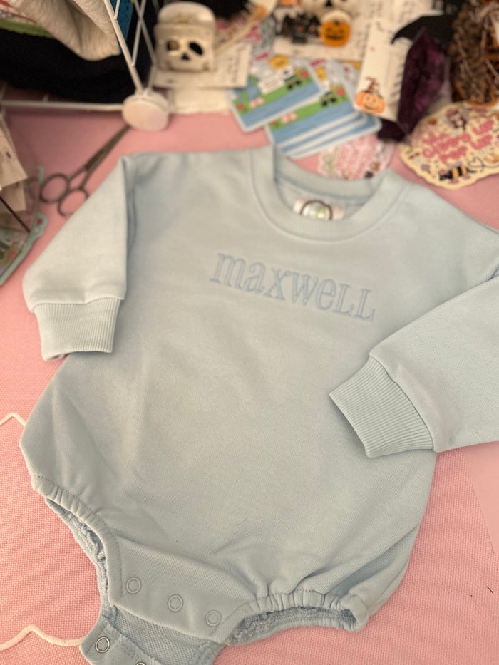 Sweatshirt Bubble Embroidered