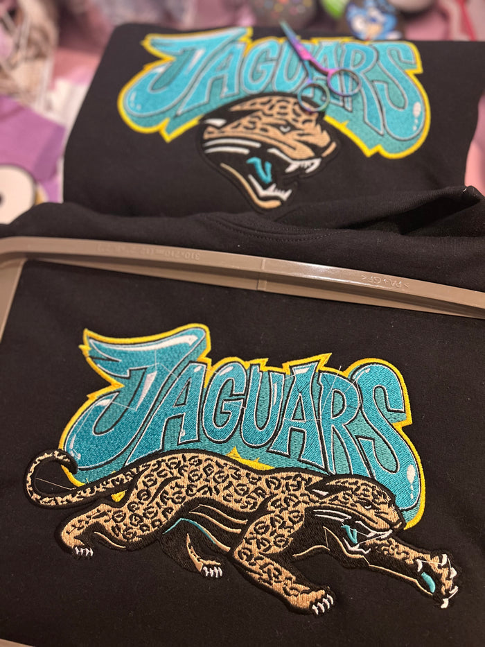 Retro Graffiti Jags Embroidered Prowler Sweatshirt