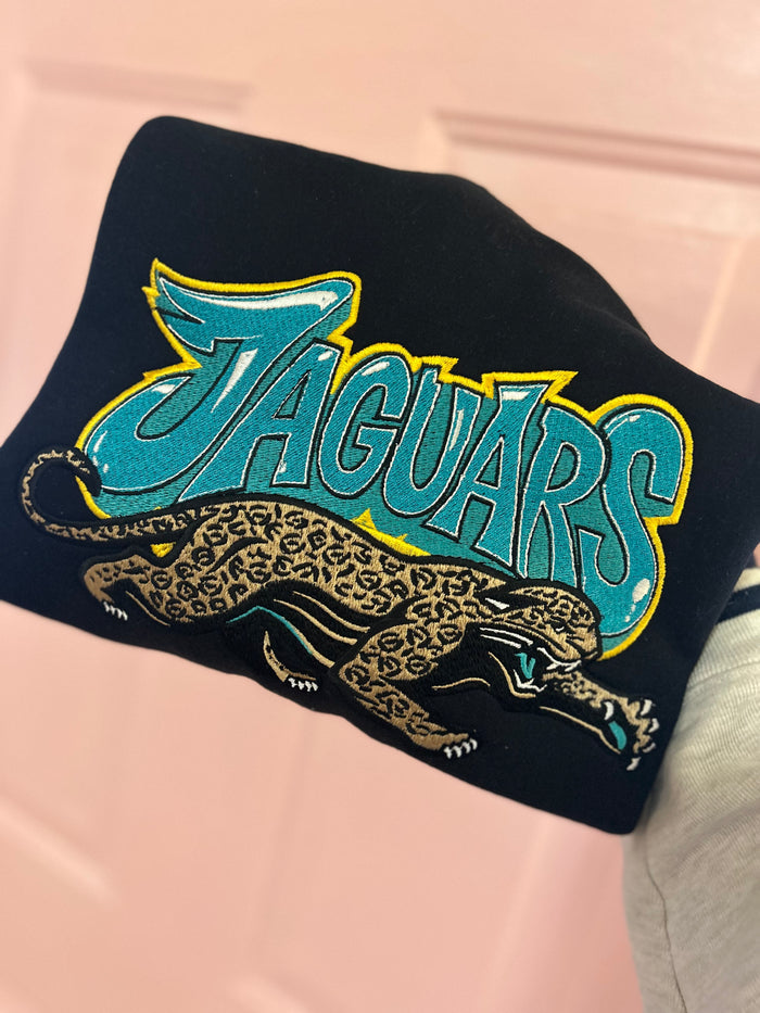 Retro Graffiti Jags Embroidered Prowler Sweatshirt