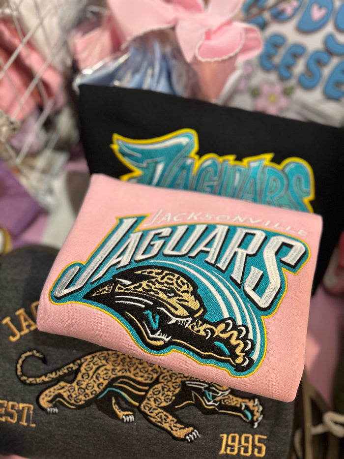 Retro Jags Claw Swipe Embroidered Sweatshirt