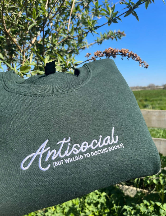Antisocial Embroidered Sweatshirt