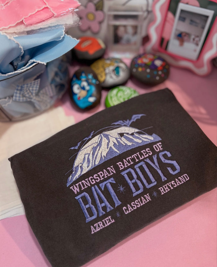 Bat Boys Embroiderer T-Shirt