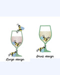 Buzzed Embroidered Cocktail Napkins