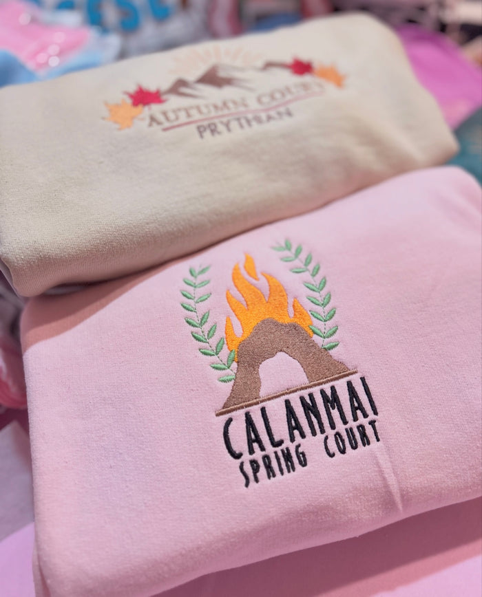 Calanmai Spring Court Festival Embroidered Sweatshirt