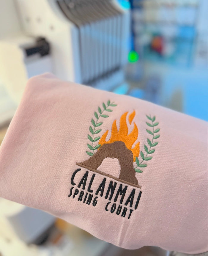 Calanmai Spring Court Festival Embroidered Sweatshirt