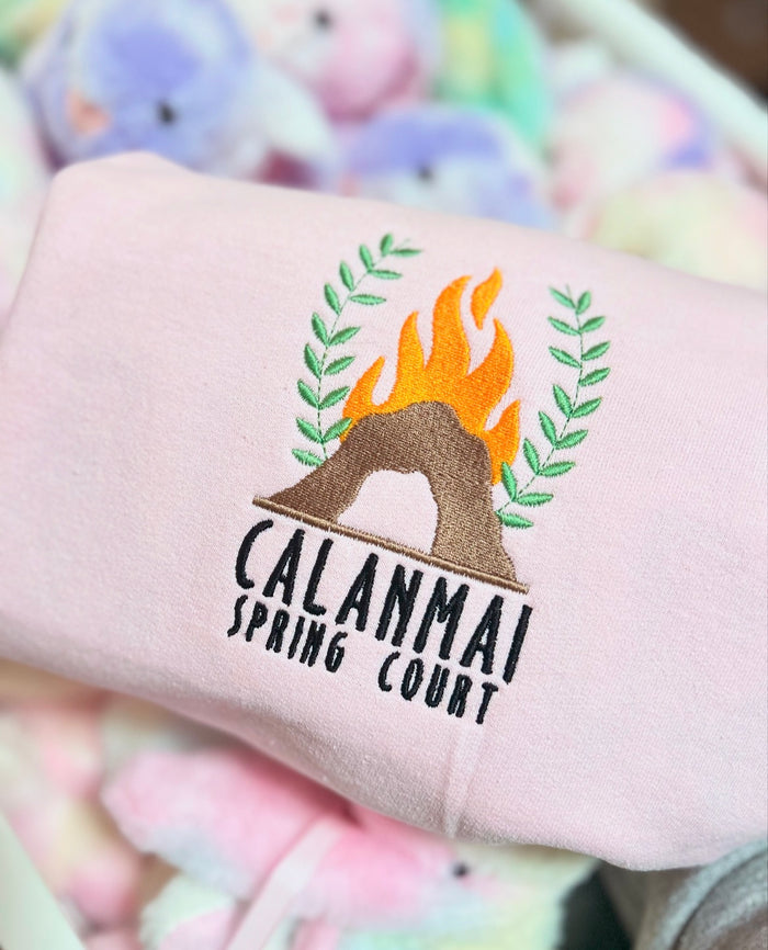 Calanmai Spring Court Festival Embroidered Sweatshirt