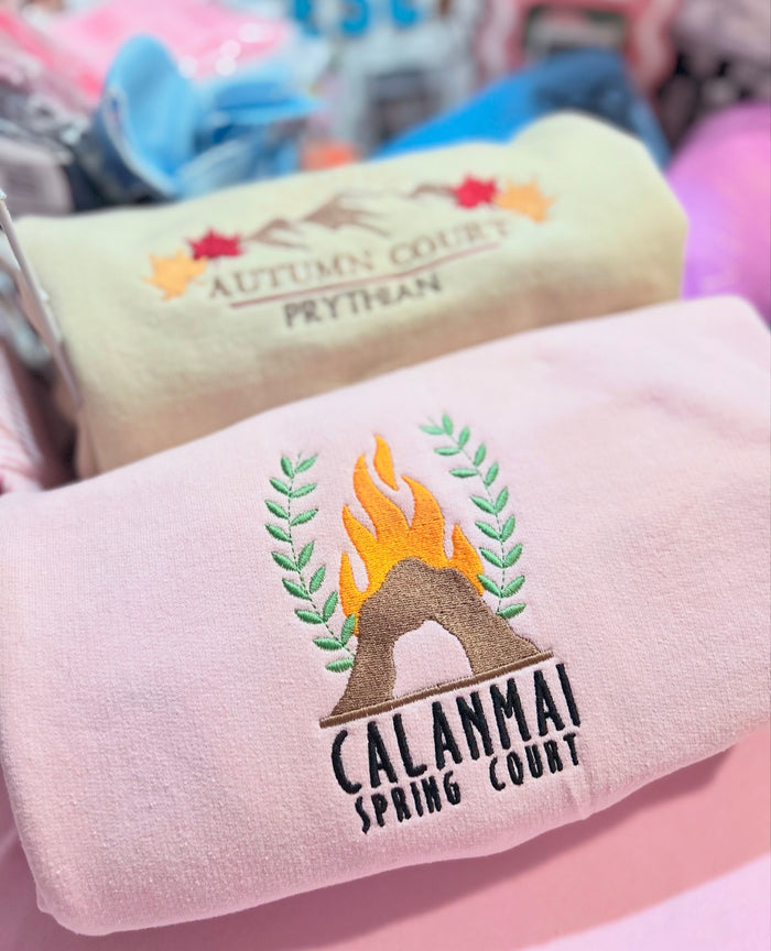 Calanmai Spring Court Festival Embroidered Sweatshirt