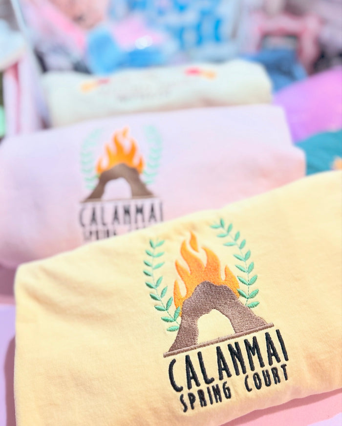 Calanmai Spring Court Festival Embroidered T-Shirt