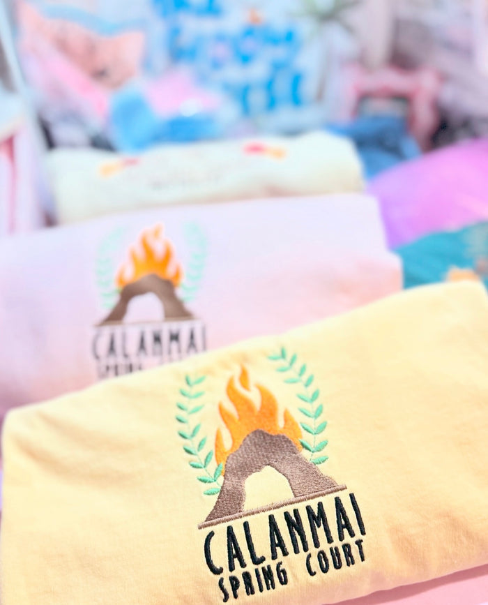 Calanmai Spring Court Festival Embroidered T-Shirt