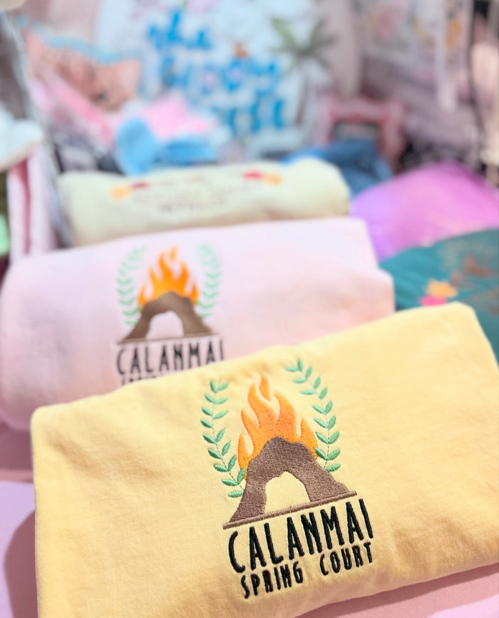 Calanmai Spring Court Festival Embroidered T-Shirt