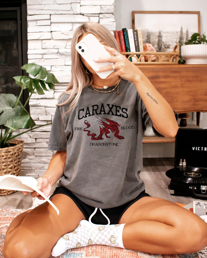 Caraxes Dragon Embroidered T-Shirt