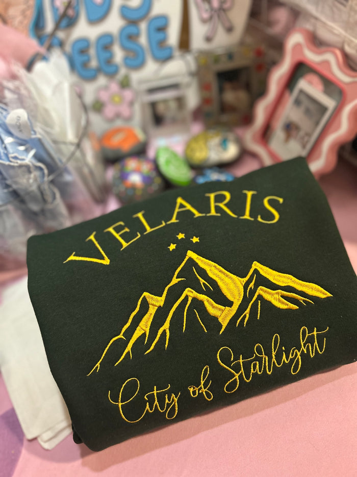 City of Starlight Embroidered Sweatshirt