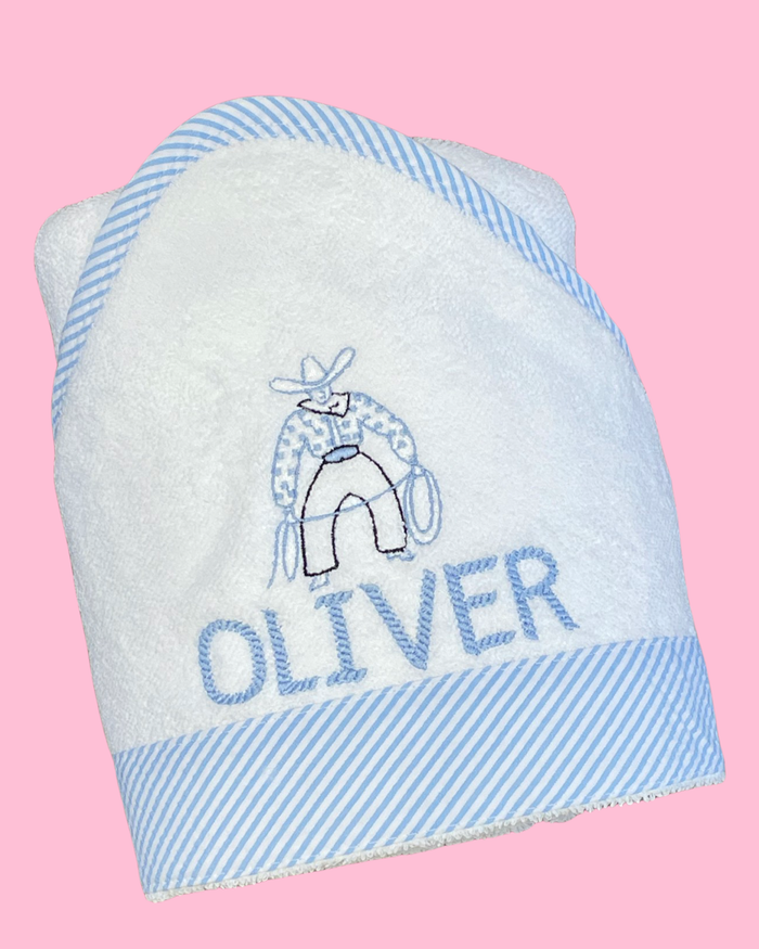 Custom Embroidered Hooded Toddler Towel