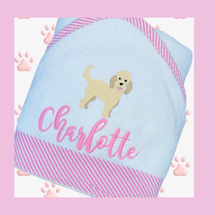 Custom Embroidered Hooded Toddler Towel