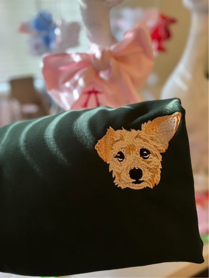 Custom Embroidered Pet Sweatshirt