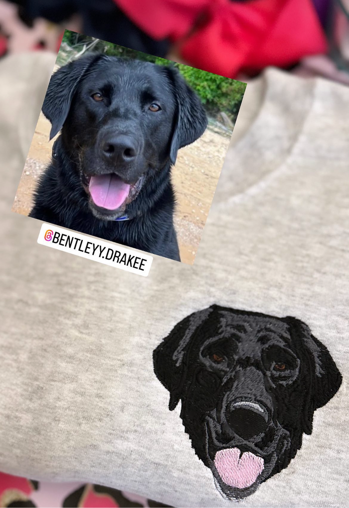 Custom Embroidered Pet Sweatshirt