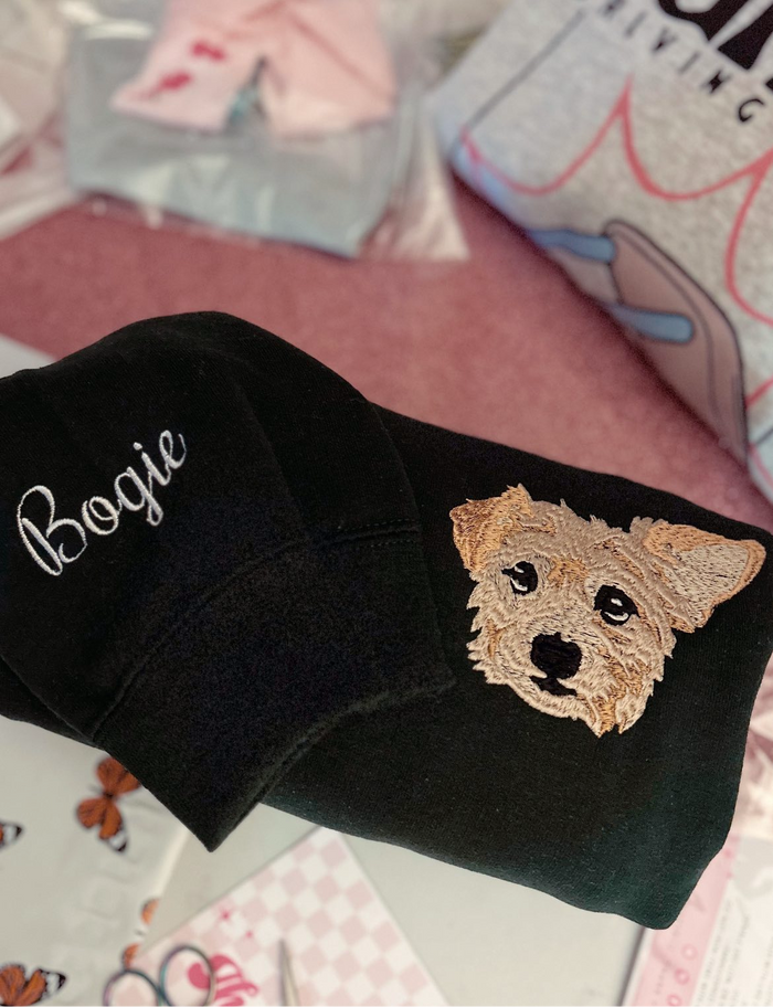 Custom Embroidered Pet Sweatshirt