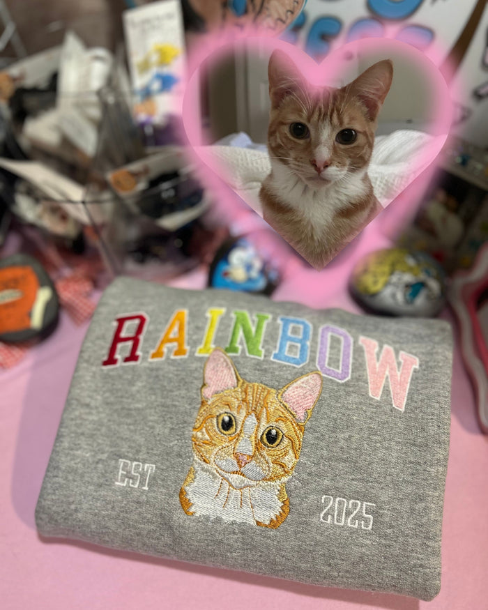 Custom Est Embroidered Pet Sweatshirt