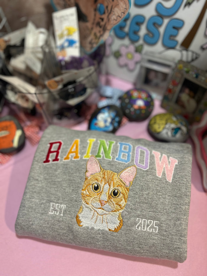 Custom Est Embroidered Pet Sweatshirt