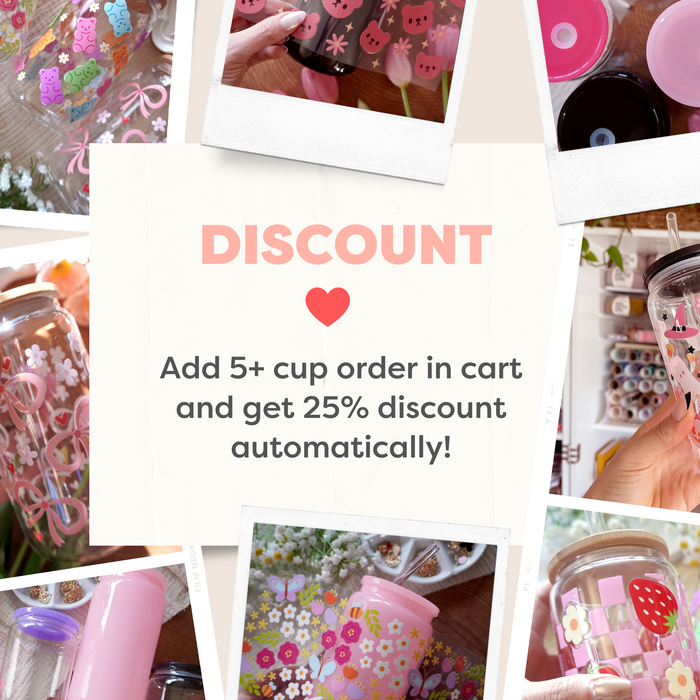 Decorated Cup Order (We will make it for you!)