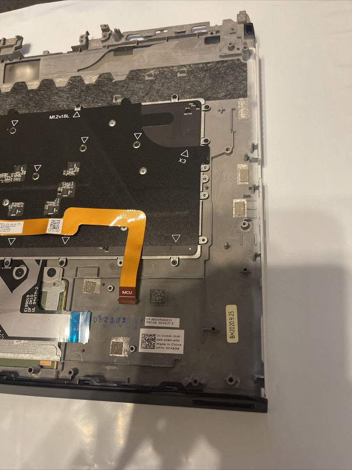 Dell Alienware M15 R3 Laptop Palmrest US Backlit Keyboard CX9G8 0CX9G8 P4
