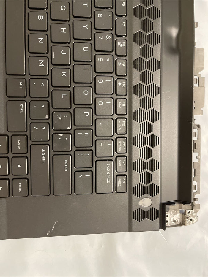 Dell ALienware  M15 R3 Laptop Palmrest US Keyboard Touchpad Speakers 03DYGJ H1P8