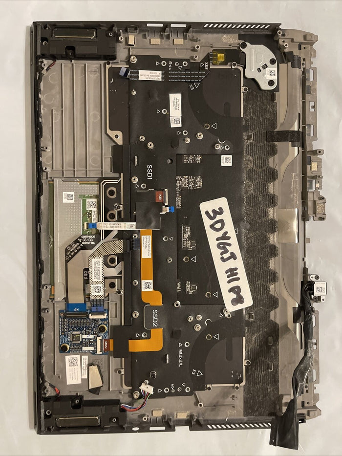 Dell ALienware  M15 R3 Laptop Palmrest US Keyboard Touchpad Speakers 03DYGJ H1P8