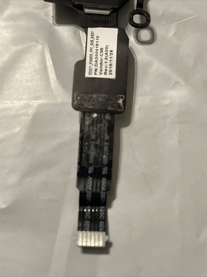 DELL ALIENWARE M17 R2 P41E SERIES LAPTOP POWER BUTTON BOARD CABLE 002J24 02J23
