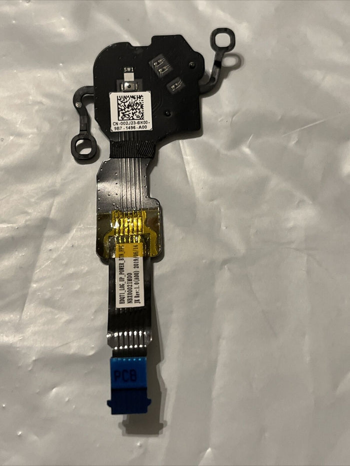 DELL ALIENWARE M17 R2 P41E SERIES LAPTOP POWER BUTTON BOARD CABLE 002J24 02J23