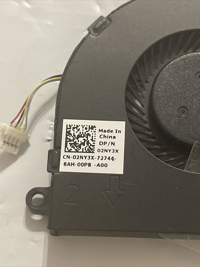 Dell Chromebook 13 3380 Latitude CPU Cooling Fan 2NY3X 02NY3X CN-02NY3X P2