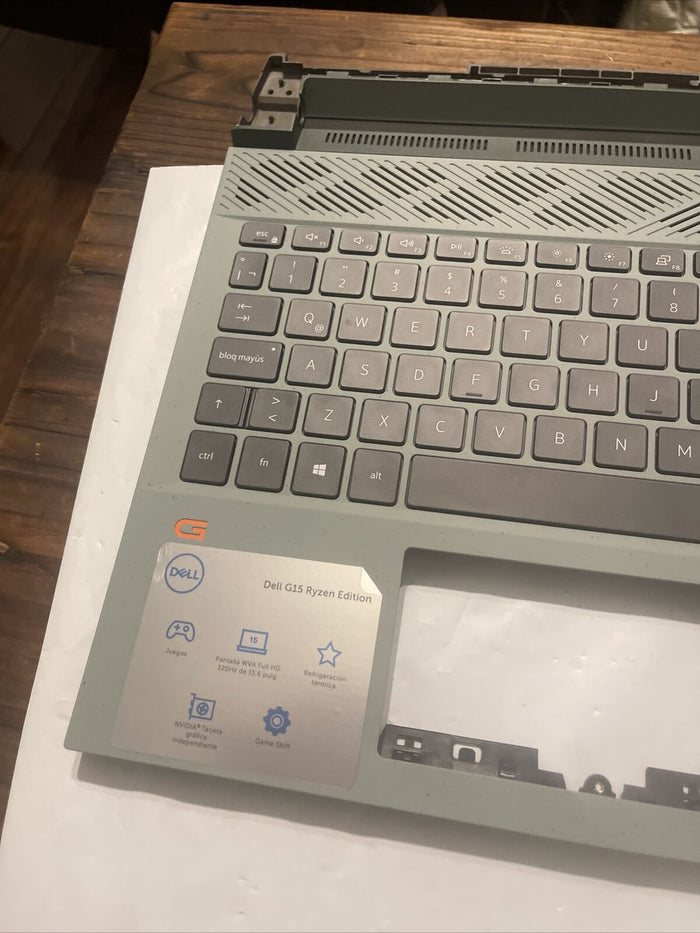 Dell G15 RYZEN Ed 15.6" Laptop Palmrest SPANISH BCL Keyboard  4R6Y3 04R6Y3 T1 h2