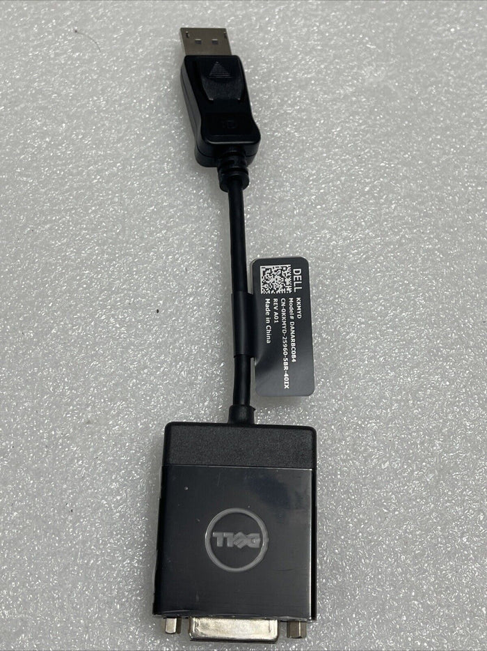 Dell Genuine Video Adapter Display Port To DVI Single Link 64XF6 064XF6