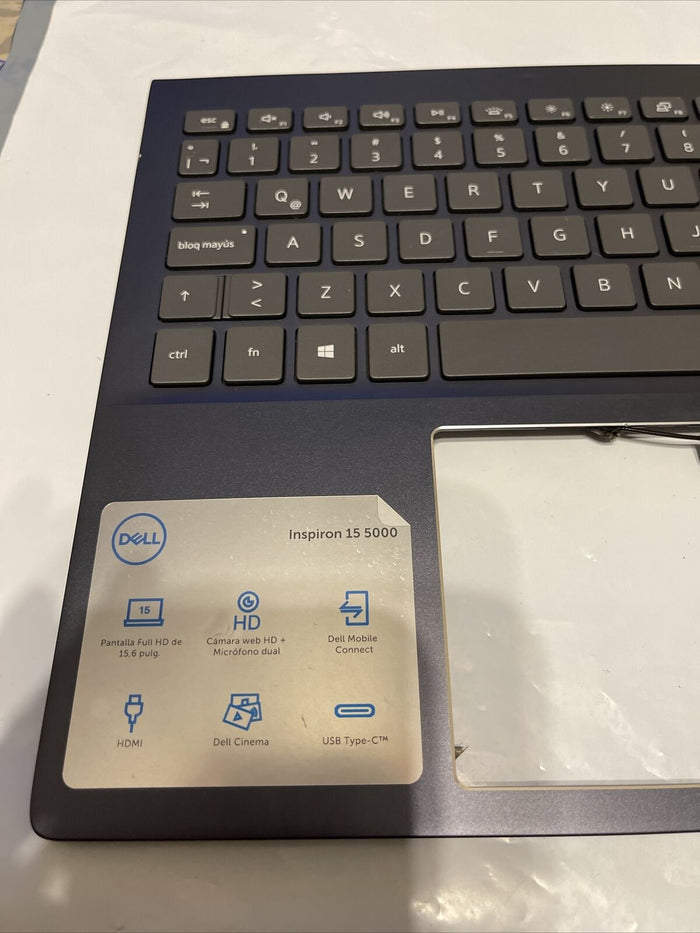 Dell Inspiron 15 5501 Laptop Palmrest Touchpad spanish BCL Keyboard  P93G9 P3