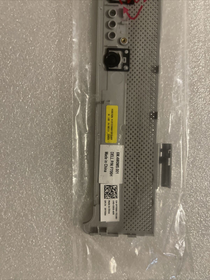 Dell Inspiron 1525 Plastic Hinge/Keyboard Cover W Power Buttons  0F706H GRADE A