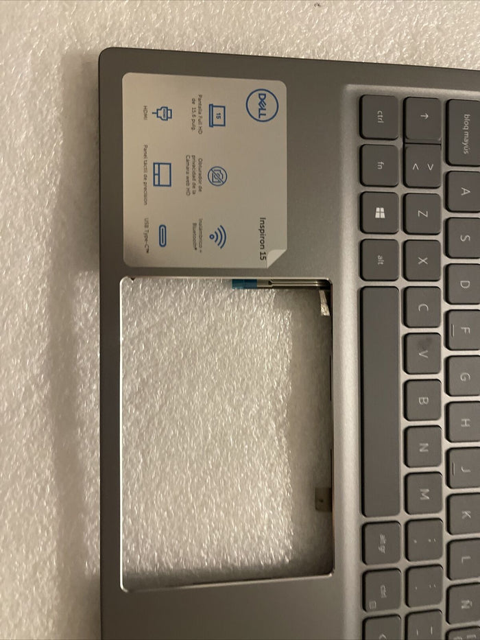 Dell Inspiron 15Pro 5510 5515 Palmrest Spanish Backlit Keyboard 6P0TG P4 Grade A