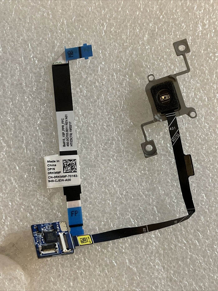 Dell Inspiron 5584 Fingerprint Reader Circuit Board Cable 9D4V0 RKM9P H1 B1