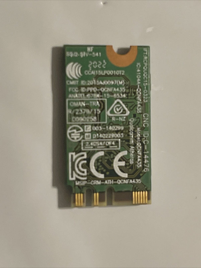 Dell Inspiron QUALCOMM DW1810 Wireless WiFi BT NGFF M.2 Combo Card V91GK 0V91GK
