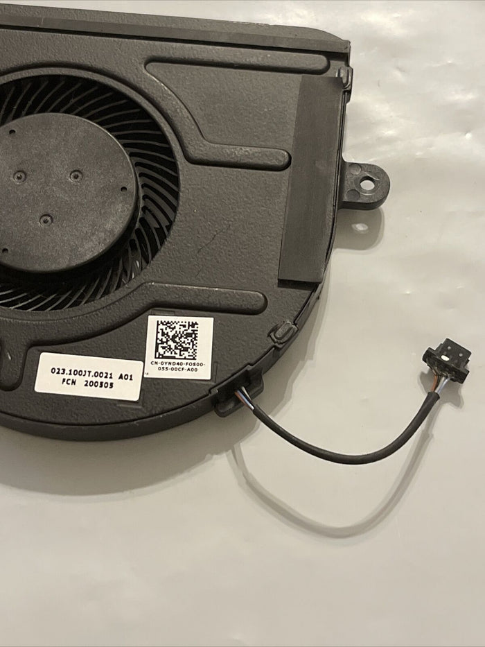 Dell Inspiron Vostro 7500 7501 cooling fan DC5V 0.5A 023.100JS.0021 YND40 0YND40
