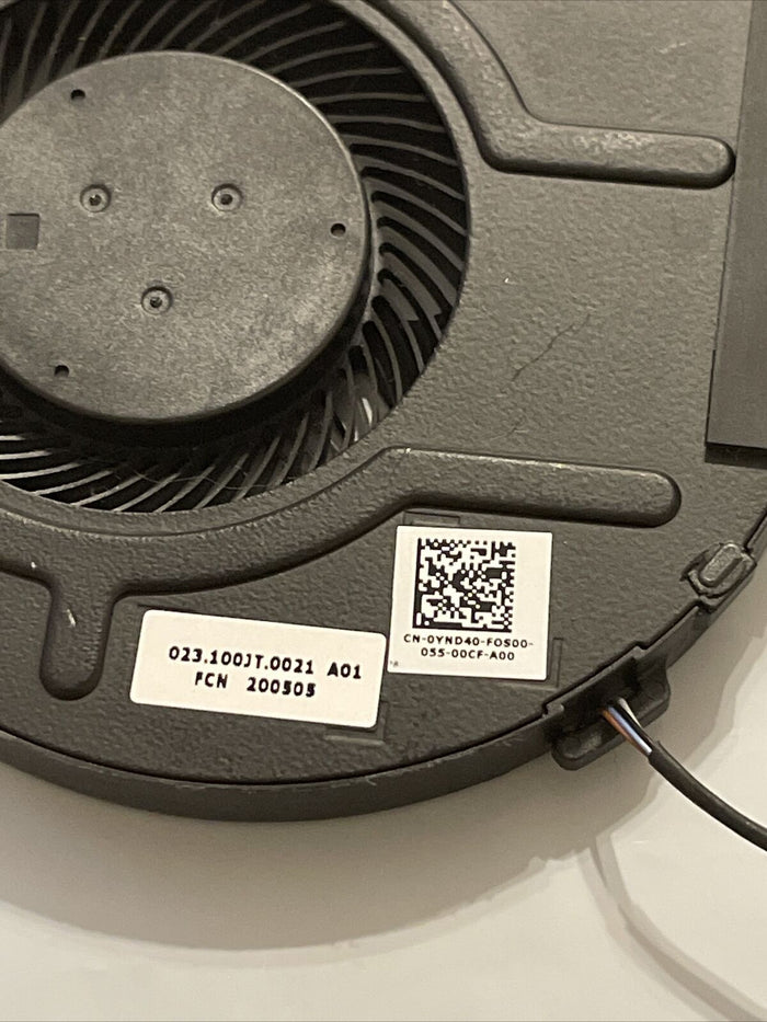 Dell Inspiron Vostro 7500 7501 cooling fan DC5V 0.5A 023.100JS.0021 YND40 0YND40
