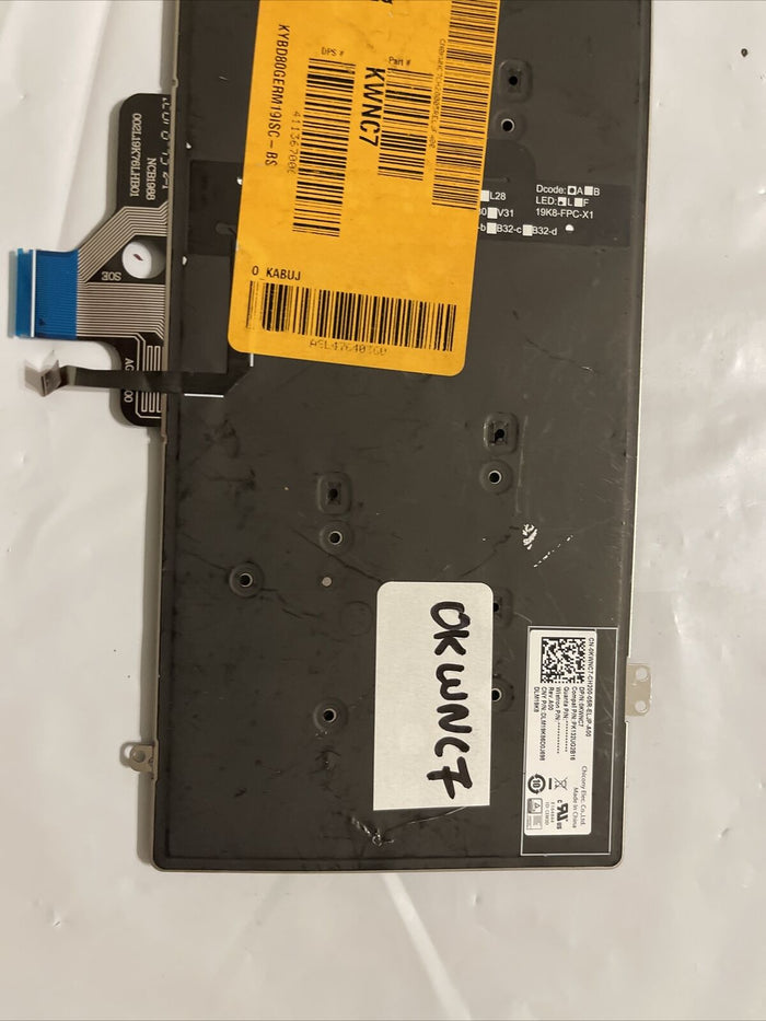 Dell Latitude 5400 5401 5410 5411 7400 7410 7420  Backlit German Keyboard KWNC7