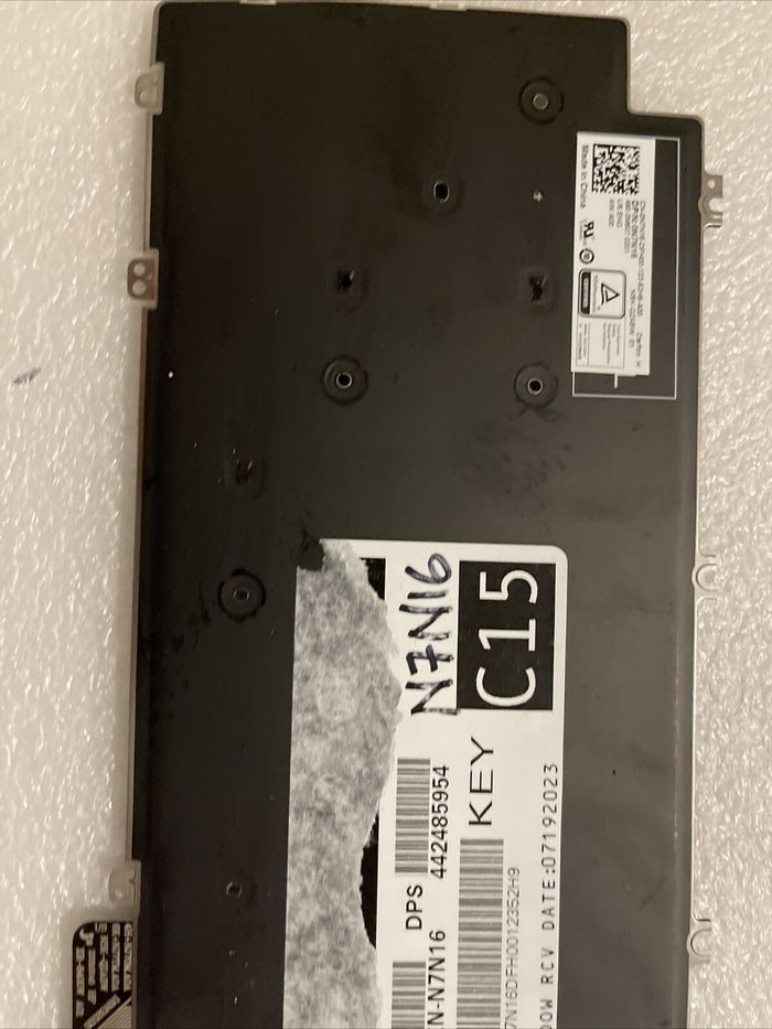 Dell Latitude 5520 5521 Precision 3560 3561 US English Laptop Keyboard N7N16 K5